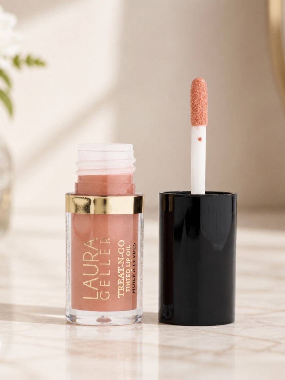 Laura Geller Treat-N-Go Tinted Lip Oil - Soft Beige